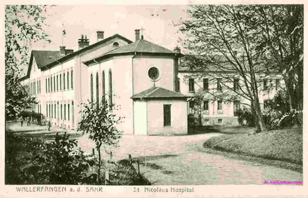Wallerfangen. St. Nikolaus Hospital, 1917