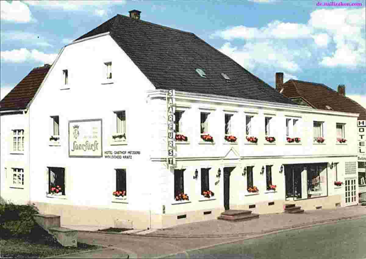 Weiskirchen. Hotel, Gasthof, Metzgerei 'Wollscheid Kratz'