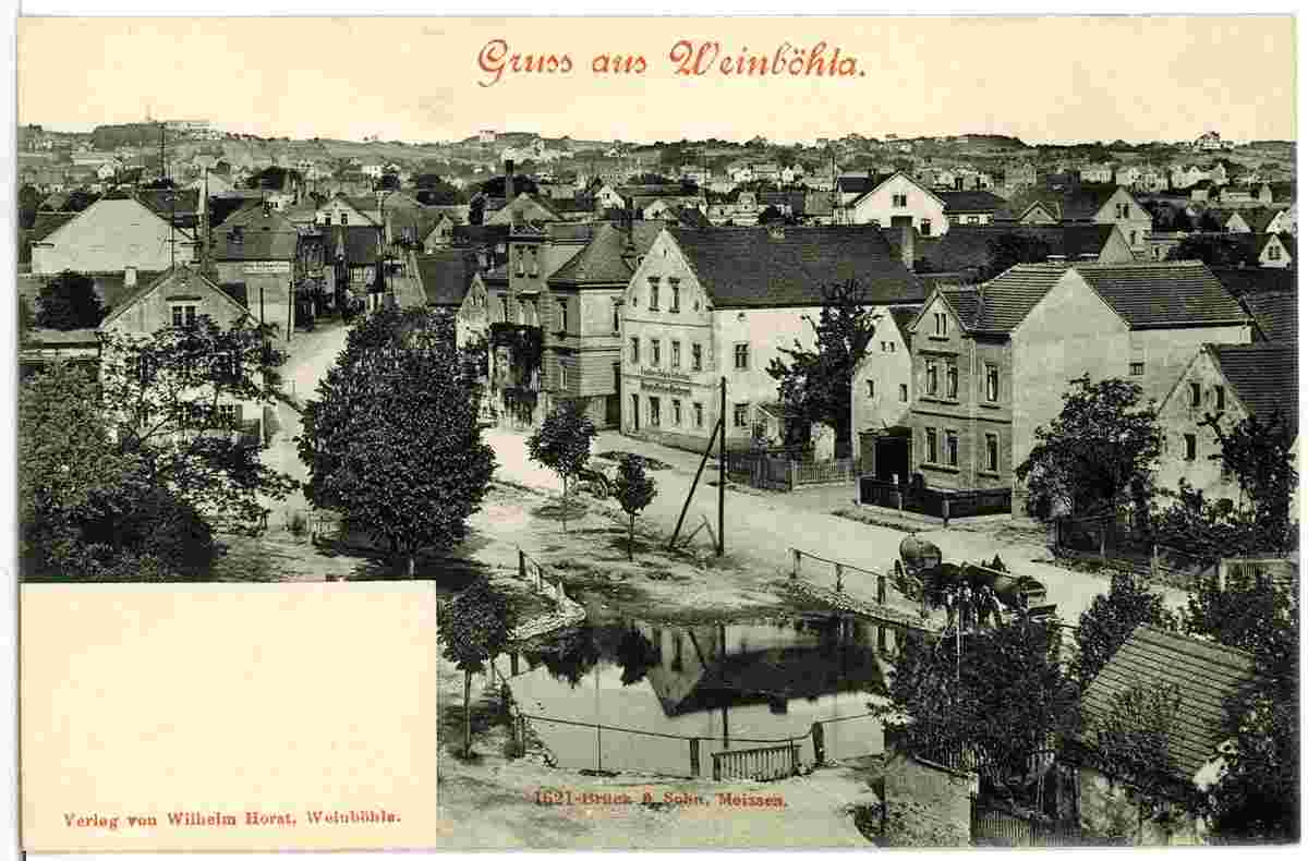 Blick auf Weinböhla, 1901