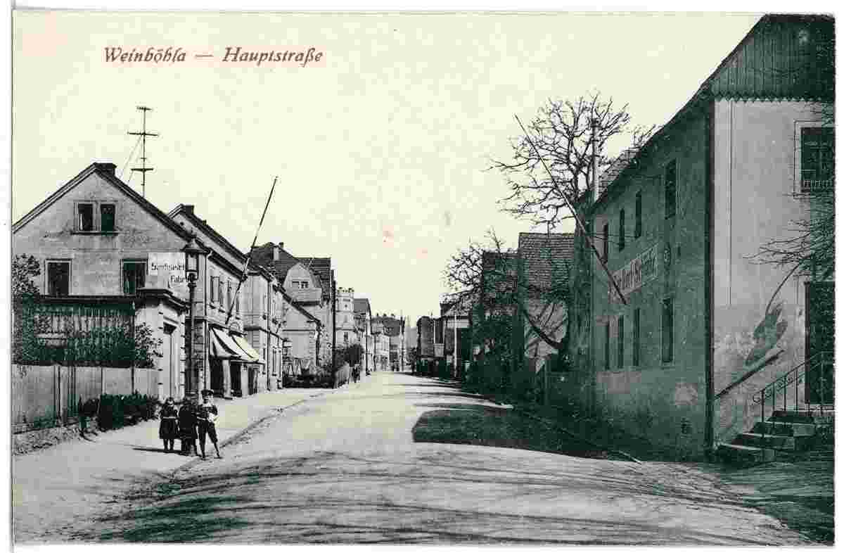 Weinböhla. Hauptstraße, 1917