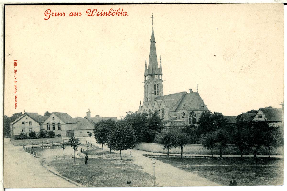 Weinböhla. Kirche, 1898