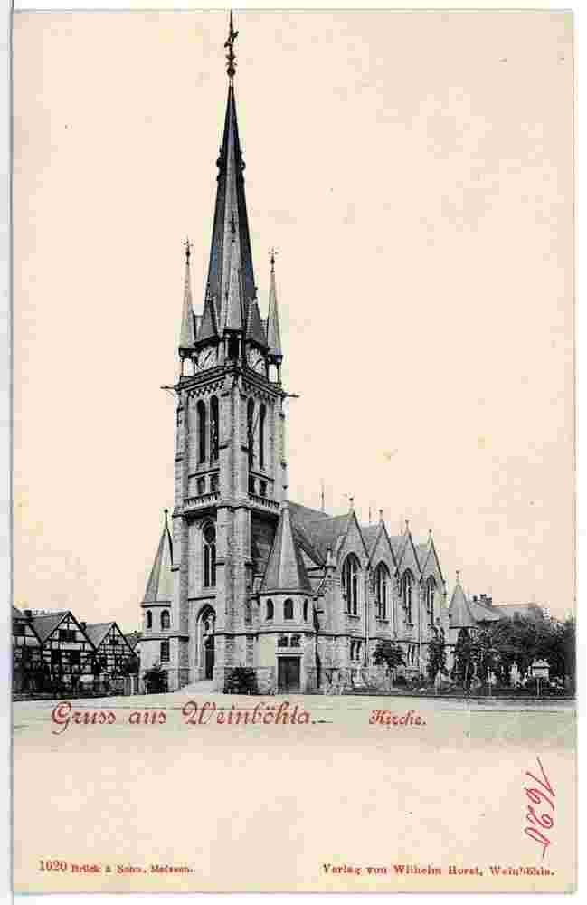 Weinböhla. Kirche, 1901