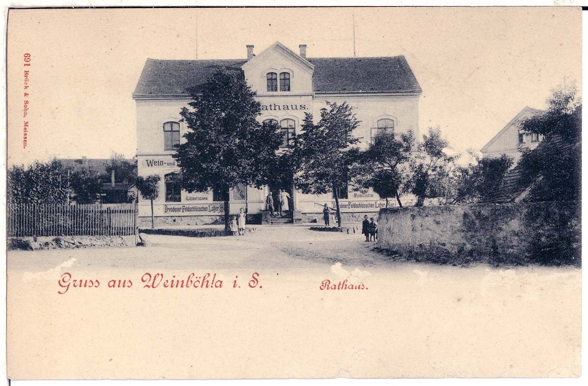 Weinböhla. Rathaus, 1898