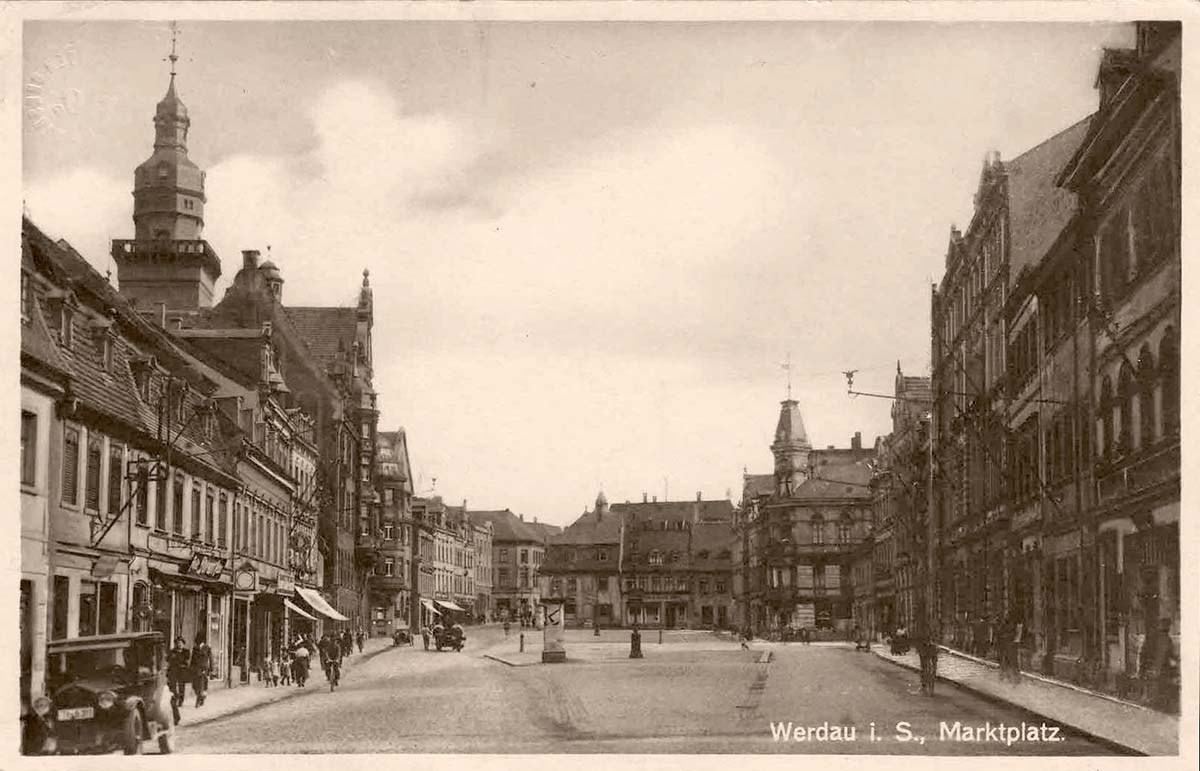 Werdau. Marktplatz, 1941