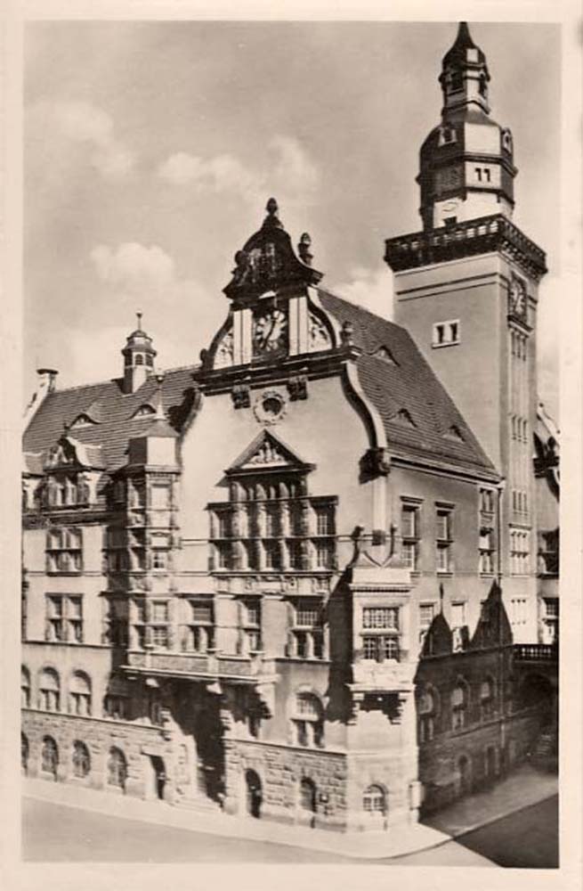 Werdau. Rathaus, 1956