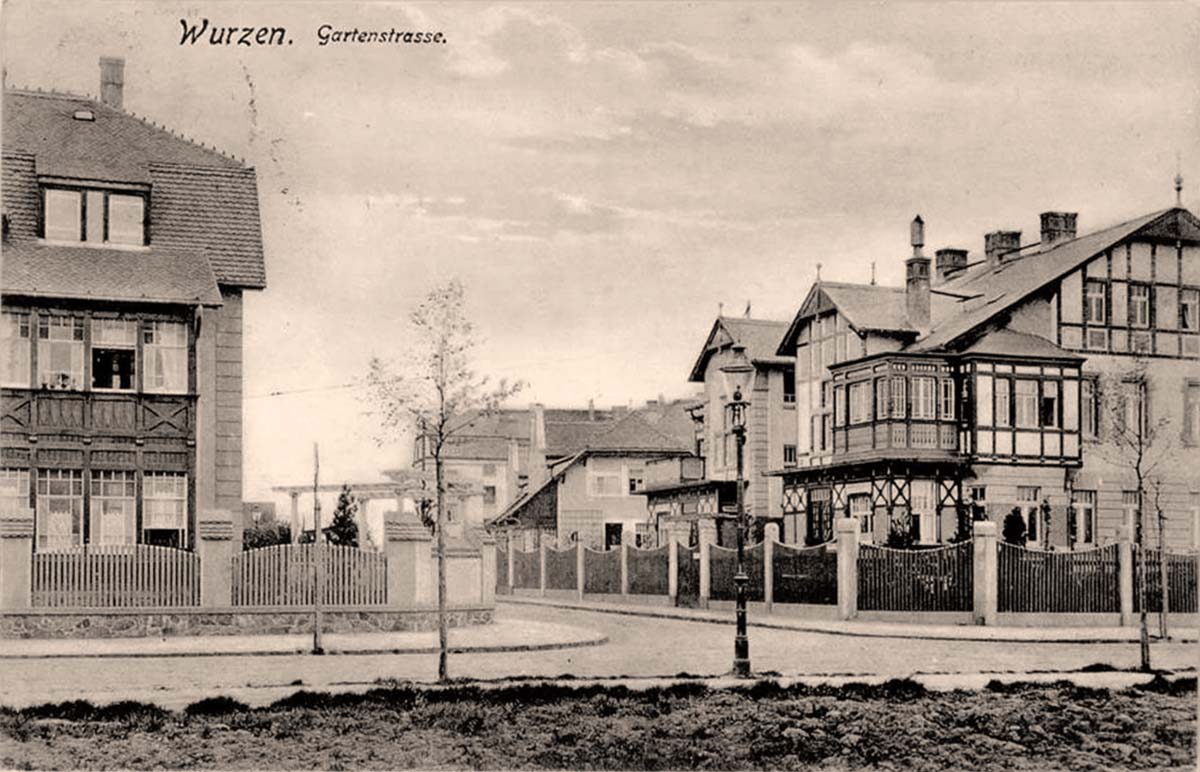 Wurzen. Gartenstraße, 1910