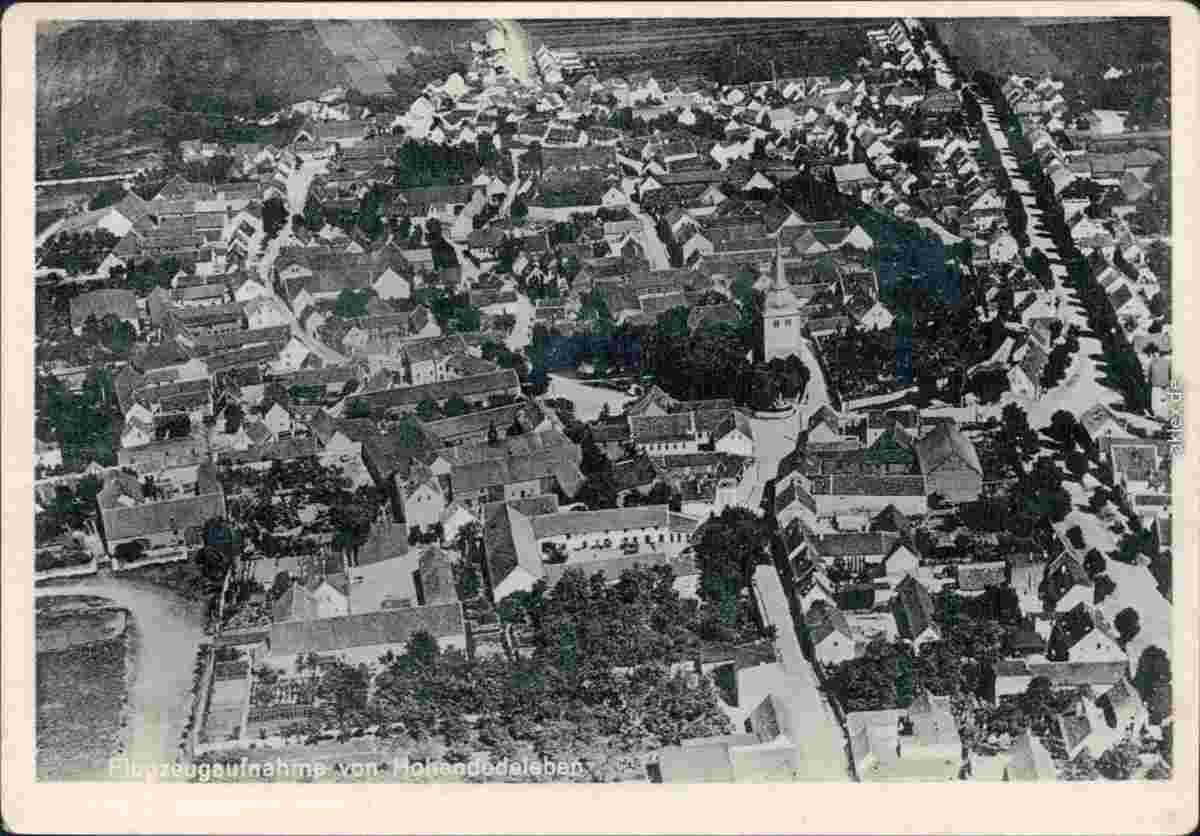 Wanzleben-Börde. Hohendodeleben, Luftbild, 1930