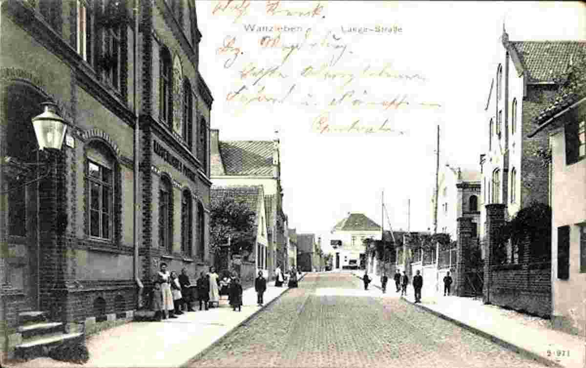 Wanzleben-Börde. Lange Straße, 1908