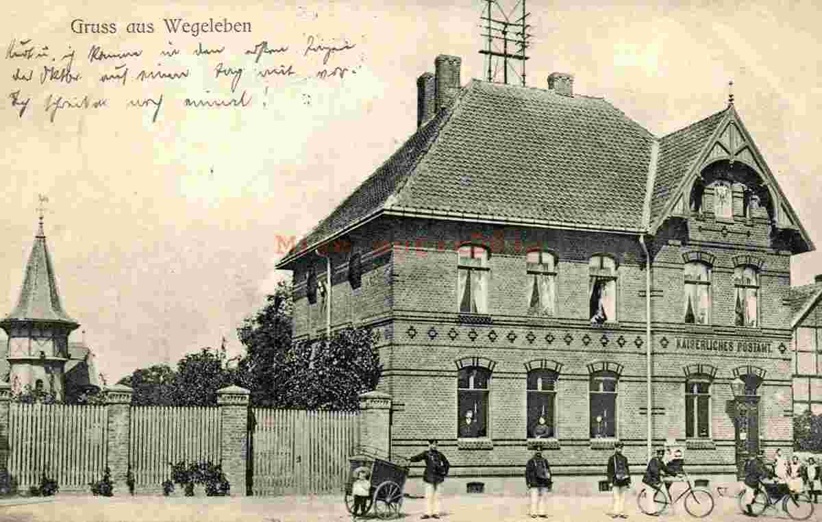 Wegeleben. Kaiserliches Postamt, 1905