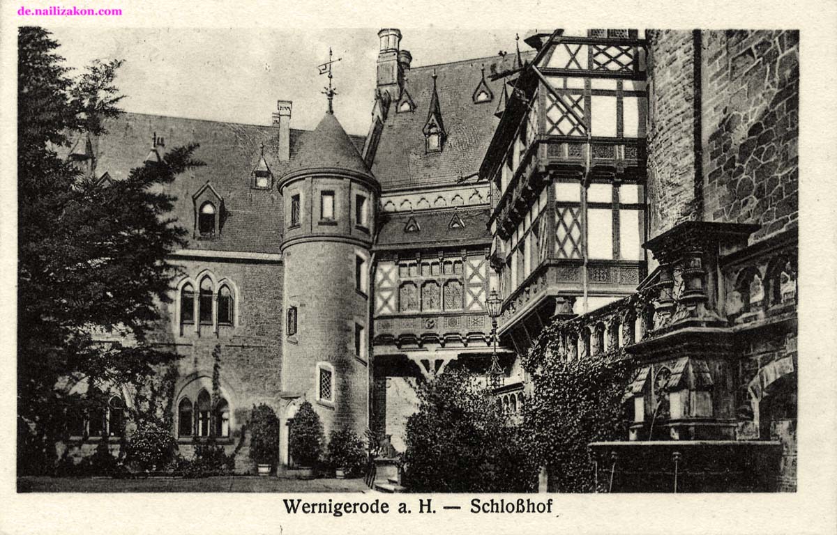 Wernigerode. Schloss Hof