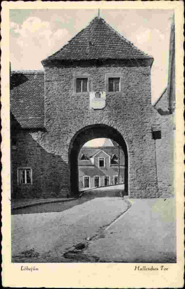 Wettin-Löbejün. Löbejün - Hallesches Tor, 1930
