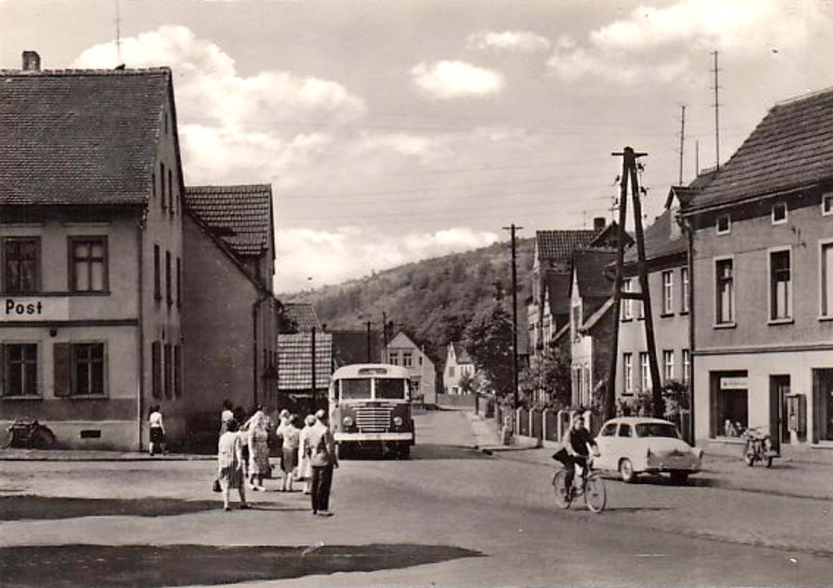 Wimmelburg. Post, Bus, 1965