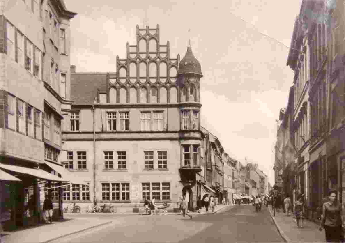 Wittenberg. Collegienstraße und Hamlethaus, 1968