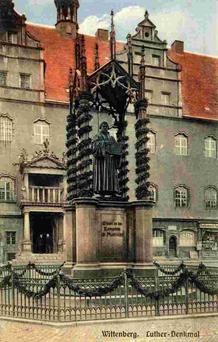 Wittenberg. Luther-Denkmal