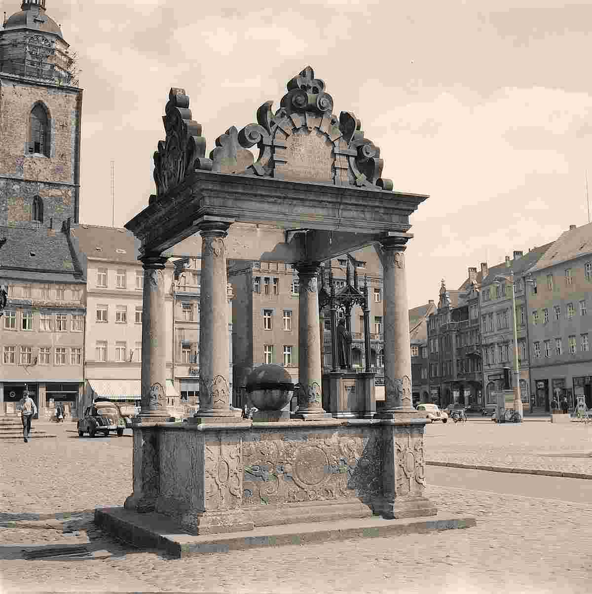Wittenberg. Marktbrunnen, 1963