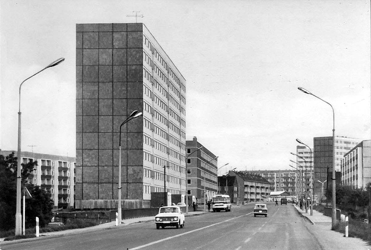 Wolmirstedt. Geschwister-Scholl-Straße, 1973