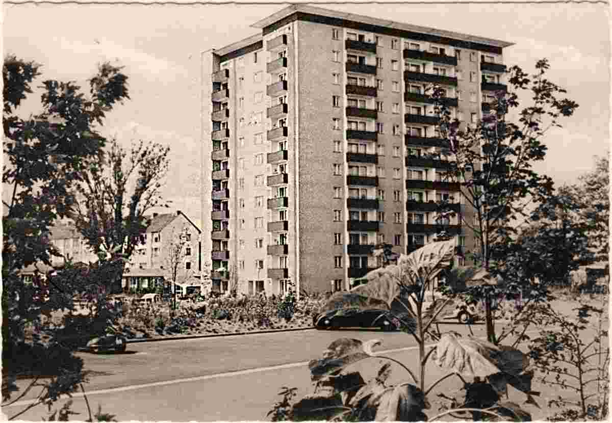 Wedel. Elbufer - Hochhaus, 1971