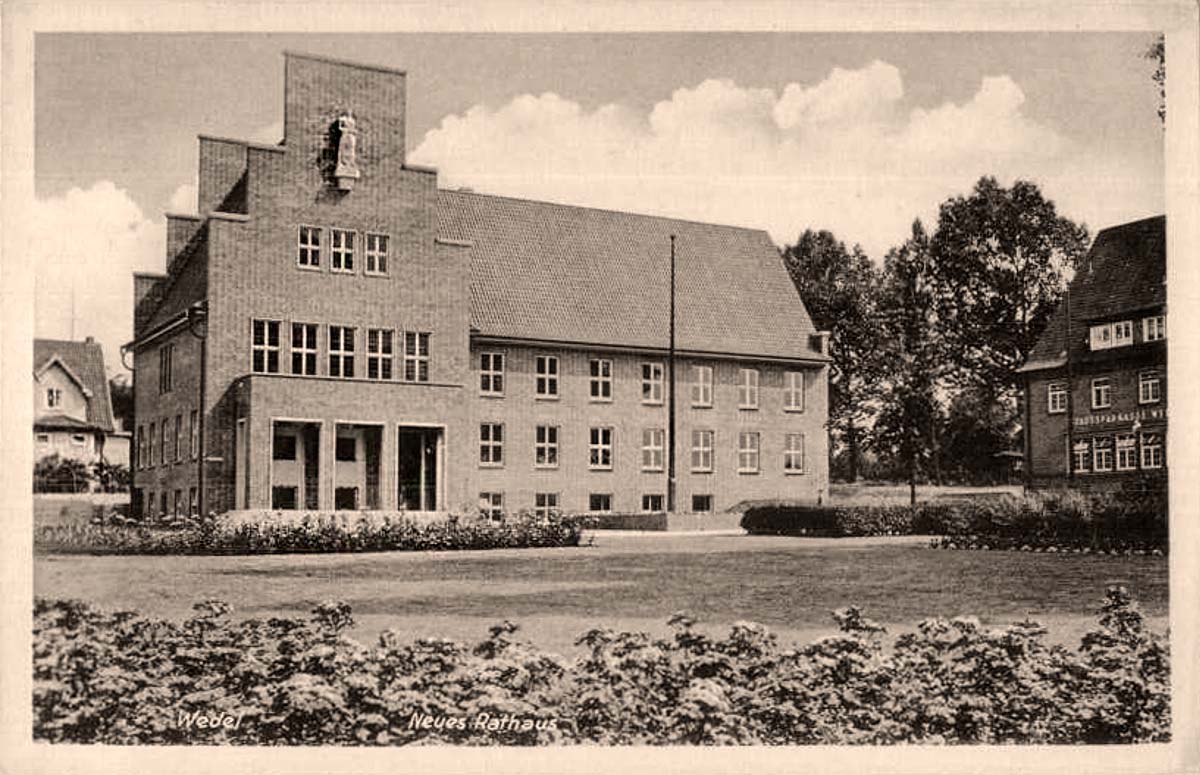 Wedel. Neues Rathaus, 1940