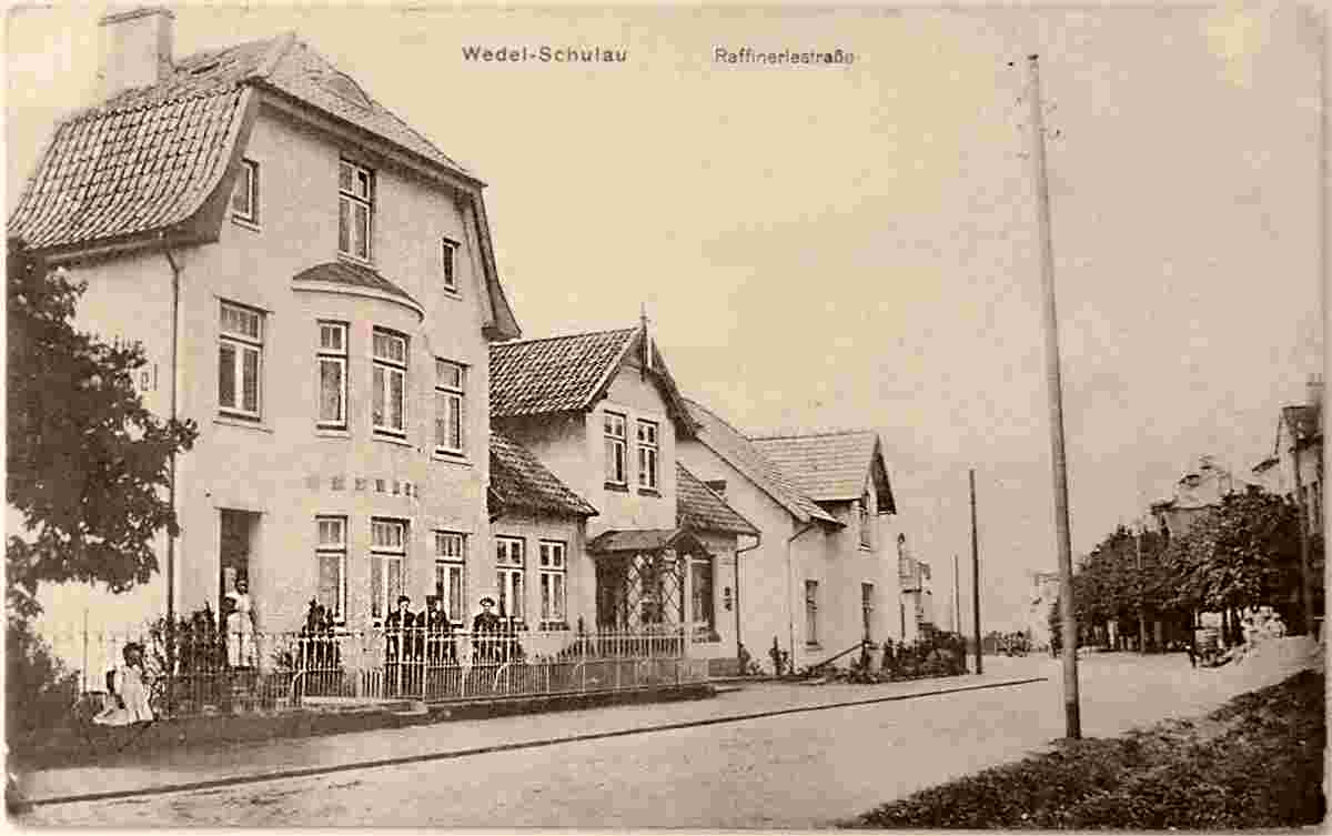Wedel. Schulau - Raffineriestraße, 1913
