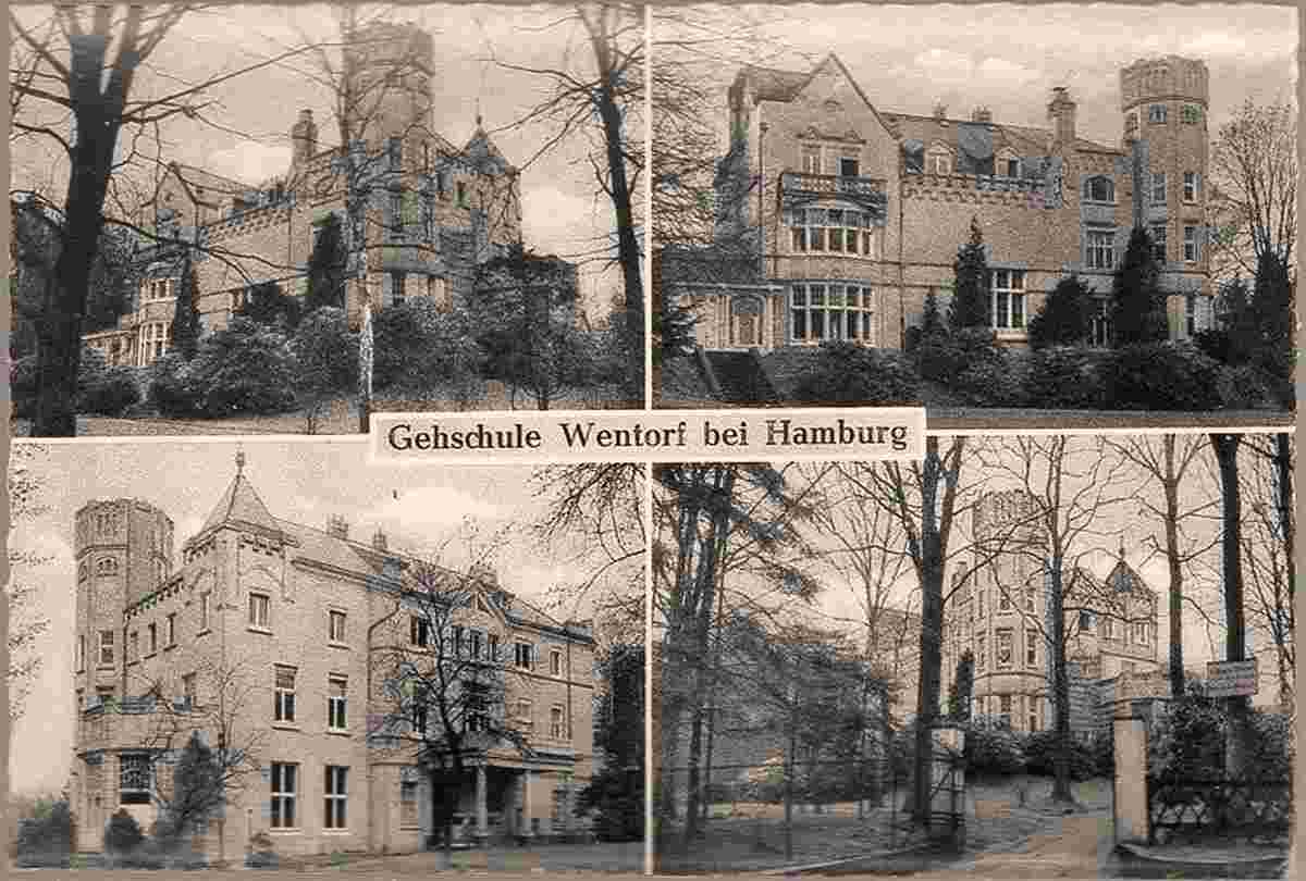 Wentorf bei Hamburg. Gehschule, 1955