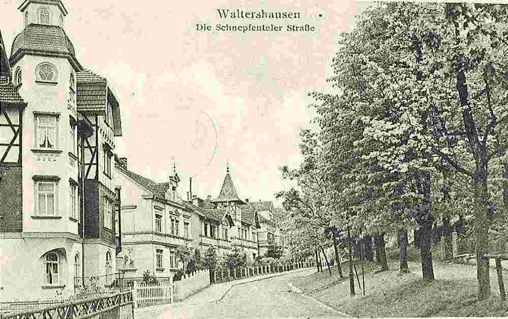 Waltershausen. Die Schnepfenthaler Straße