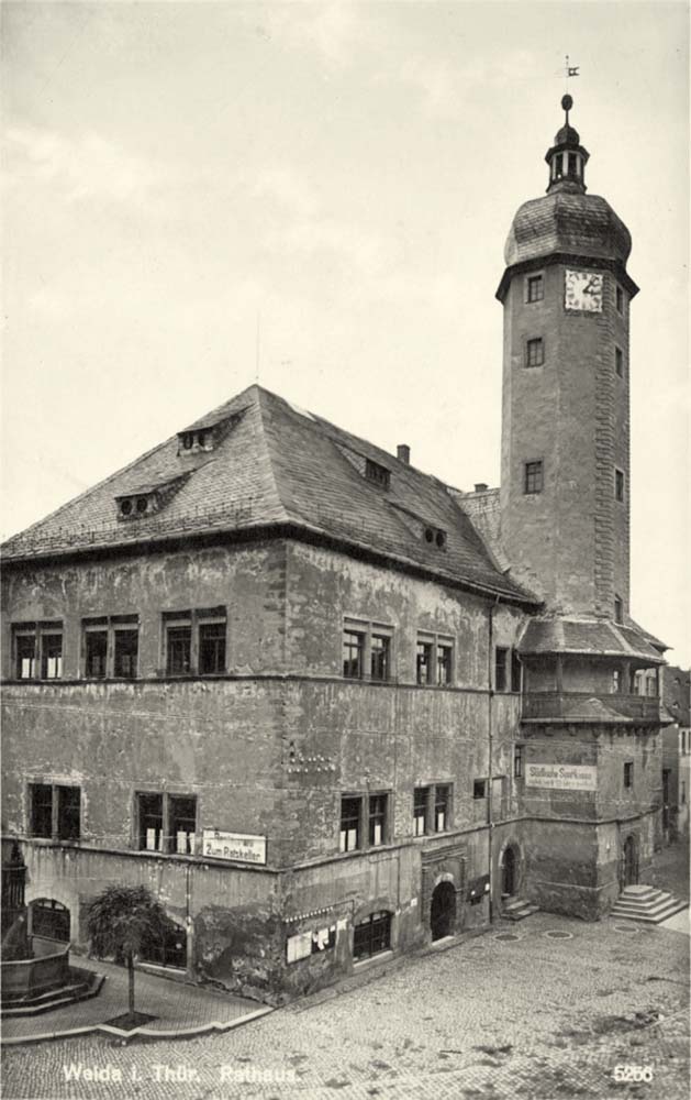 Weida. Rathaus, 1937