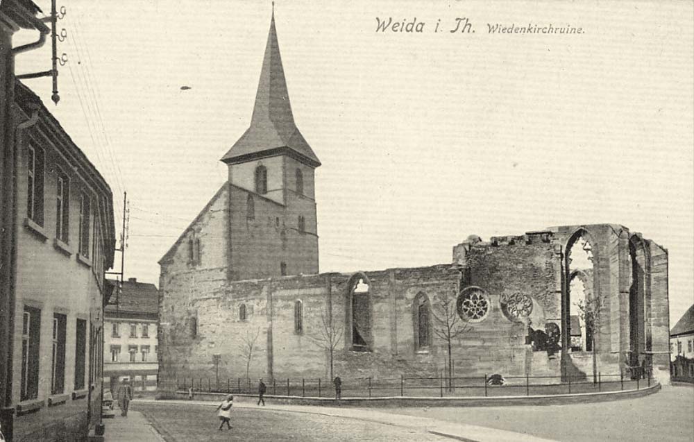 Weida. Widenkirche Ruine, 1900-10s