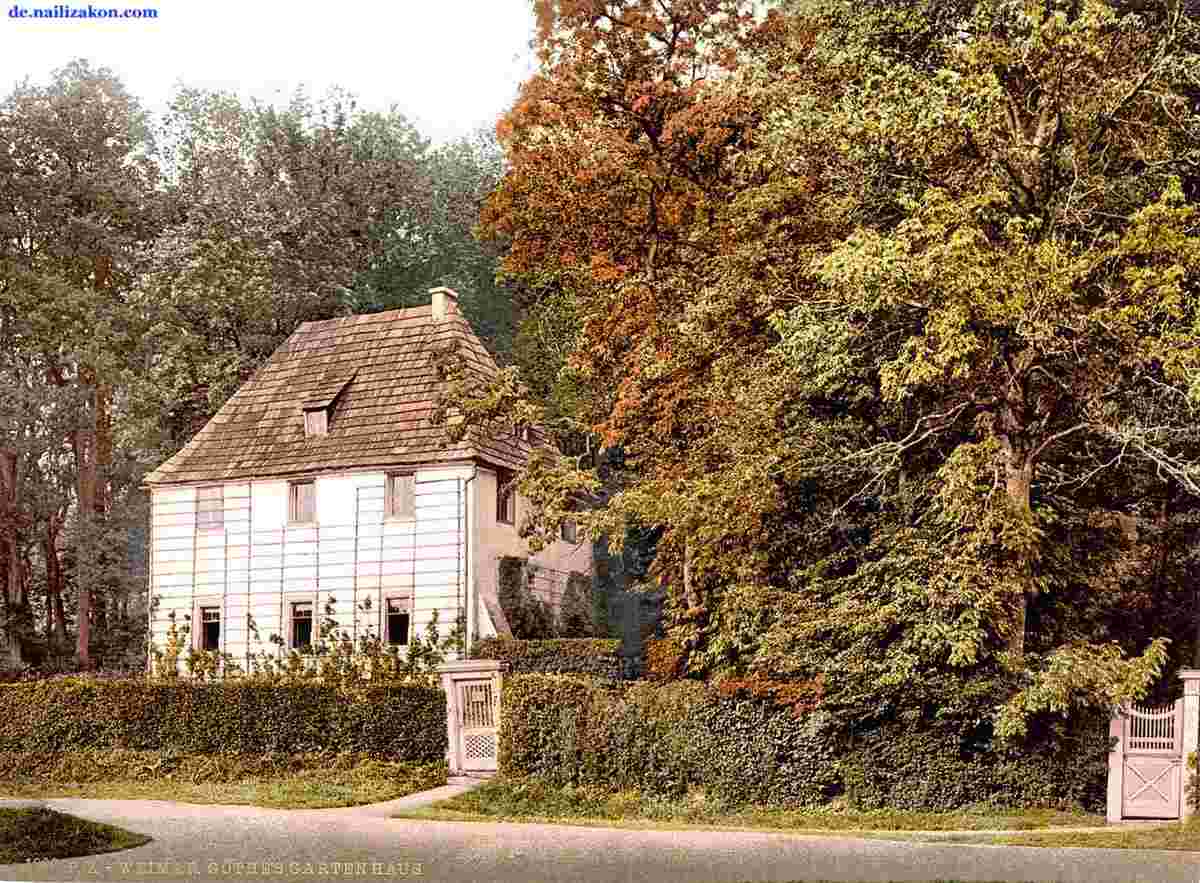 Weimar. Goethes Garten Haus