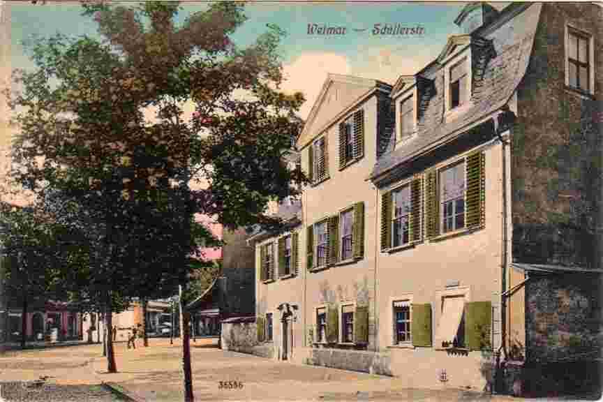 Weimar. Schillerstraße , 1913