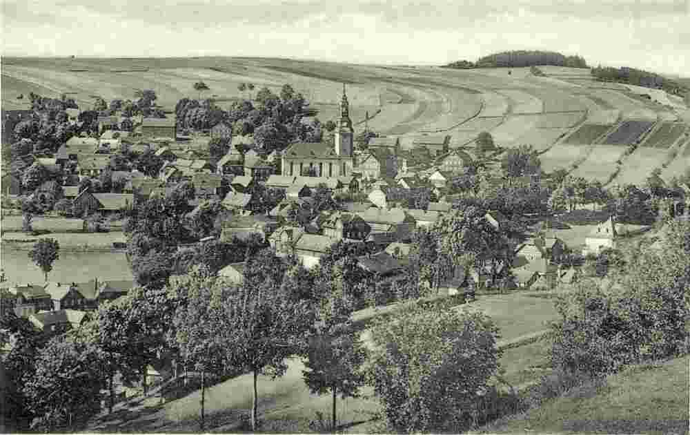 Wurzbach. Panorama der Stadt