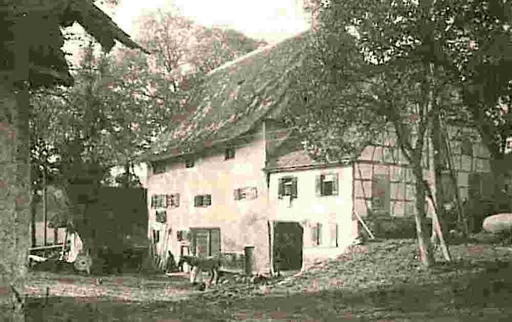 Zimmern ob Rottweil. Altes Bauernhaus in Flözlingen
