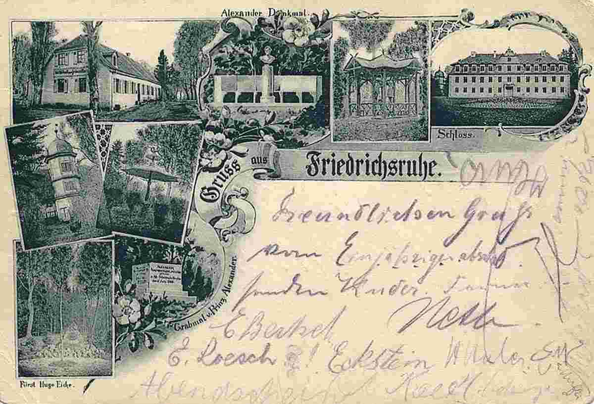 Zweiflingen. Panorama von Friedrichsruhe, 1904