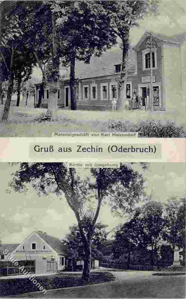 Zechin. Material Geschäft von Karl Holzendorf