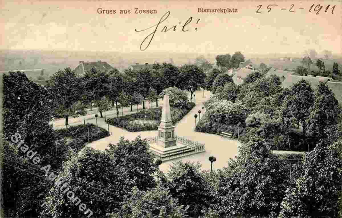 Zossen. Bismarckplatz, 1911