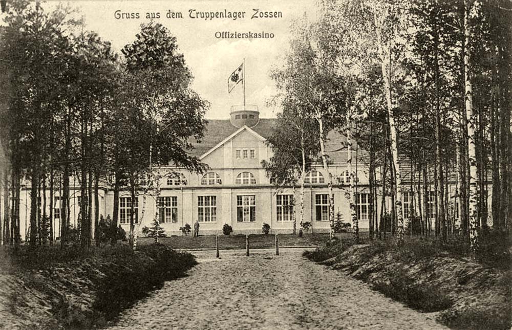 Zossen. Truppenlager, Offizierskasino, 1915
