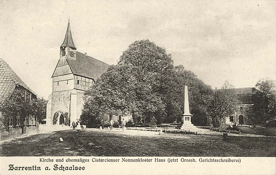 Zarrentin am Schaalsee. Kirche und ehemaliges Zisterzienser-Nonnenkloster