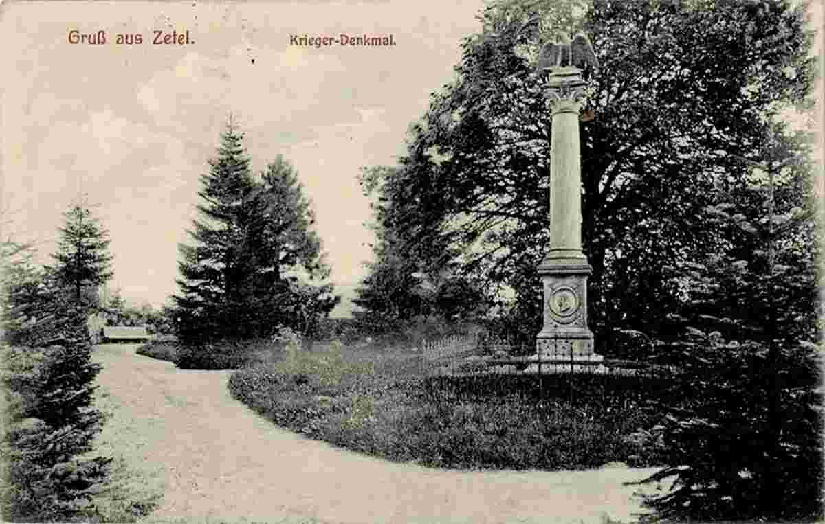 Zetel. Kriegerdenkmal, 1915