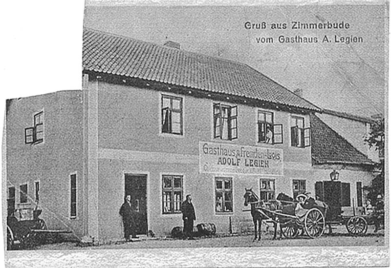 Zimmerbude (Swetly). Hotel Adolf Legien, 1905-1915