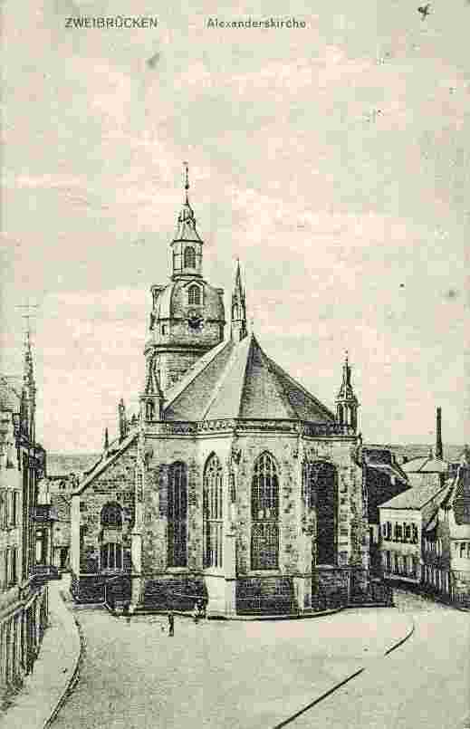 Zweibrücken. Alexanderskirche, 1919