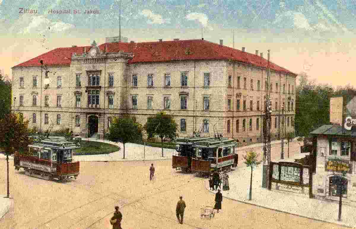 Zittau. Hospital St. Jakob, 1918