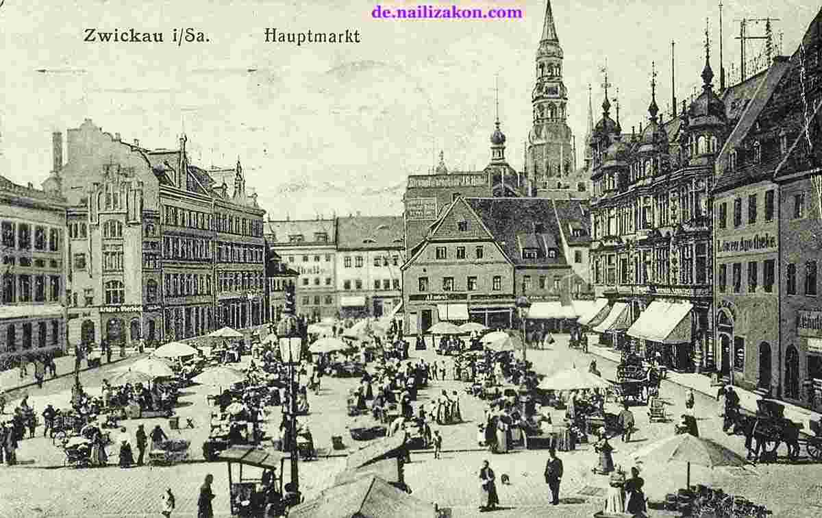 Zwickau. Hauptmarkt