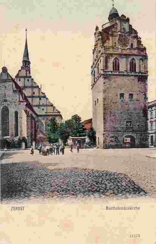 Zerbst. Bartholomäuskirche, 1905