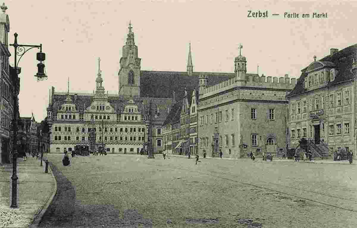 Zerbst. Marktplatz