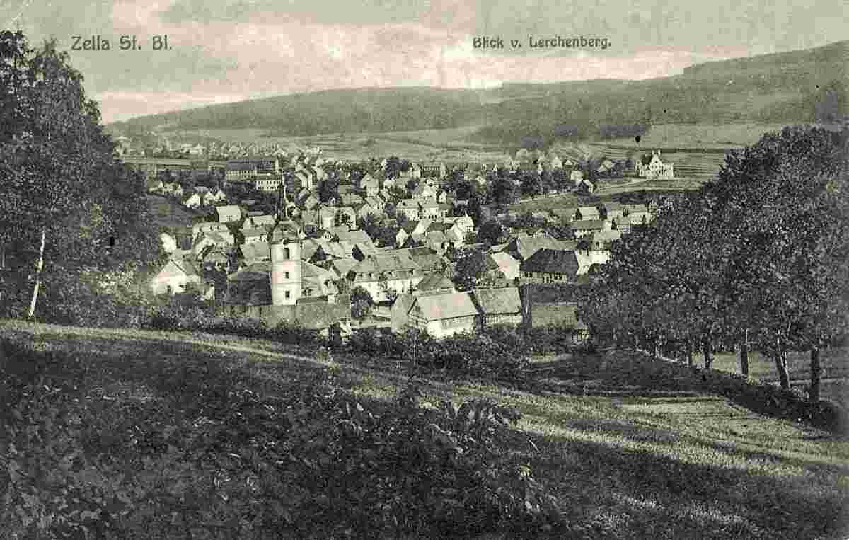 Zella-Mehlis. Blick vom Lerchenberg