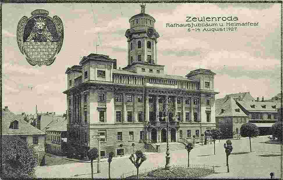 Zeulenroda-Triebes. Rathaus, 1927