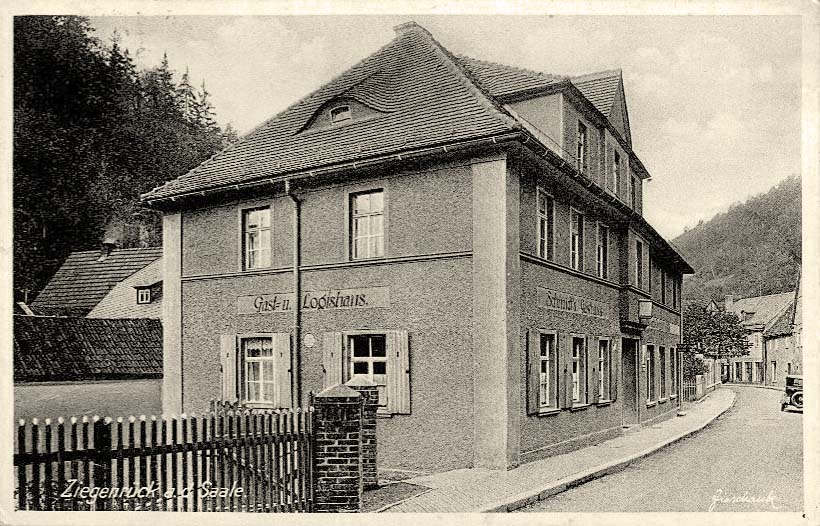 Ziegenrück. Schmidt's Gasthaus